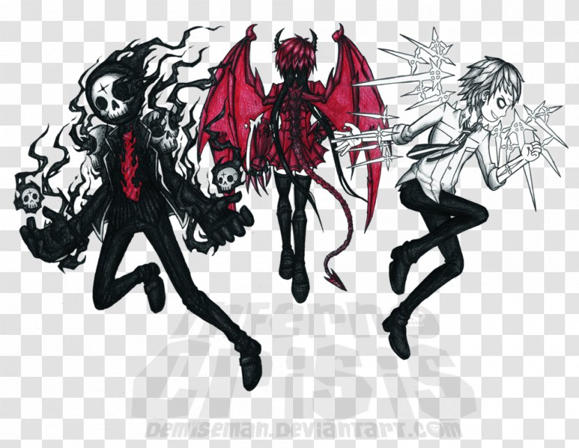 DeviantArt Demon Drawing Illustration - Silhouette Transparent PNG