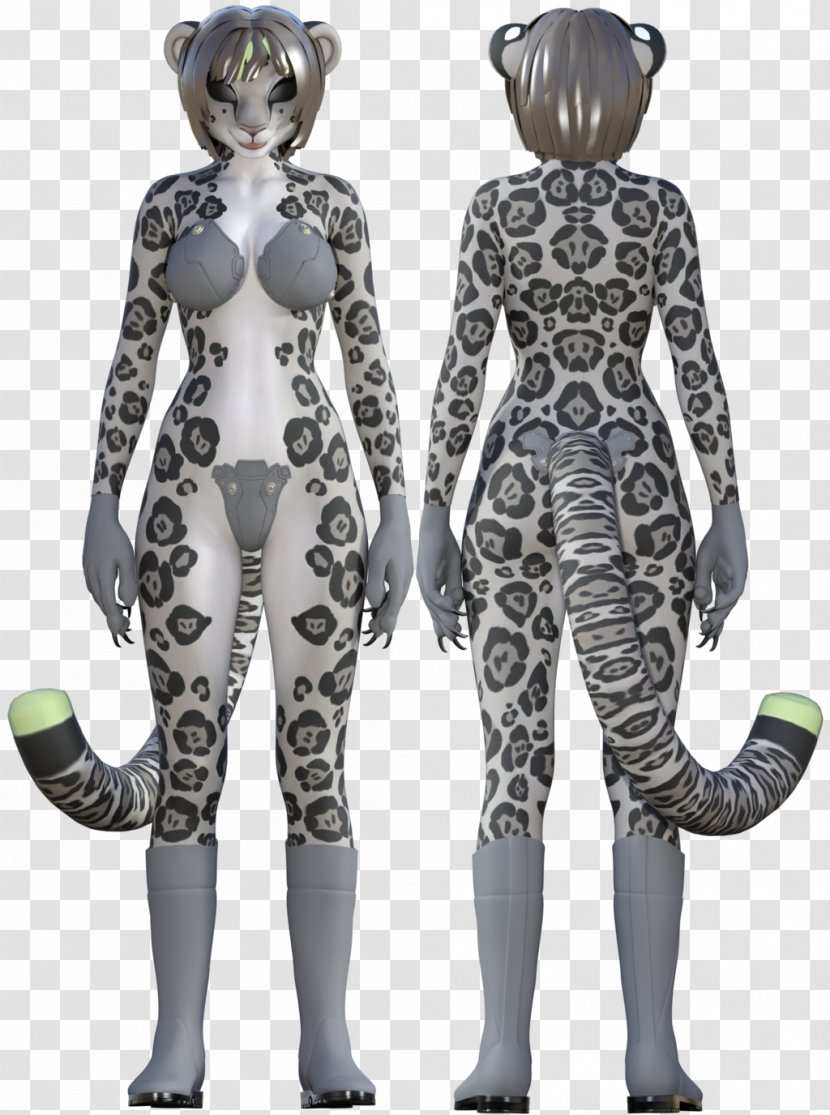 Gynoid DeviantArt Robot - Work Of Art - Leopards Transparent PNG