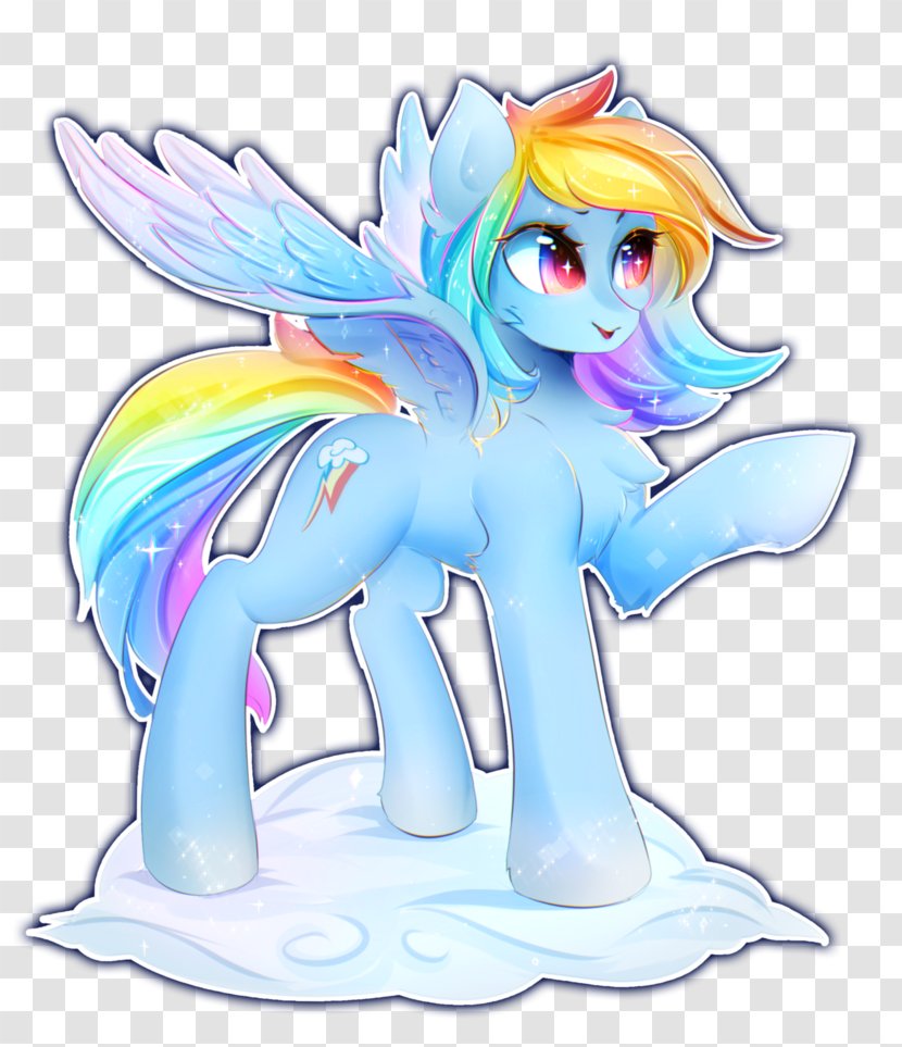 Rainbow Dash Fluttershy Pinkie Pie Pony Art - Cartoon - My Little Transparent PNG