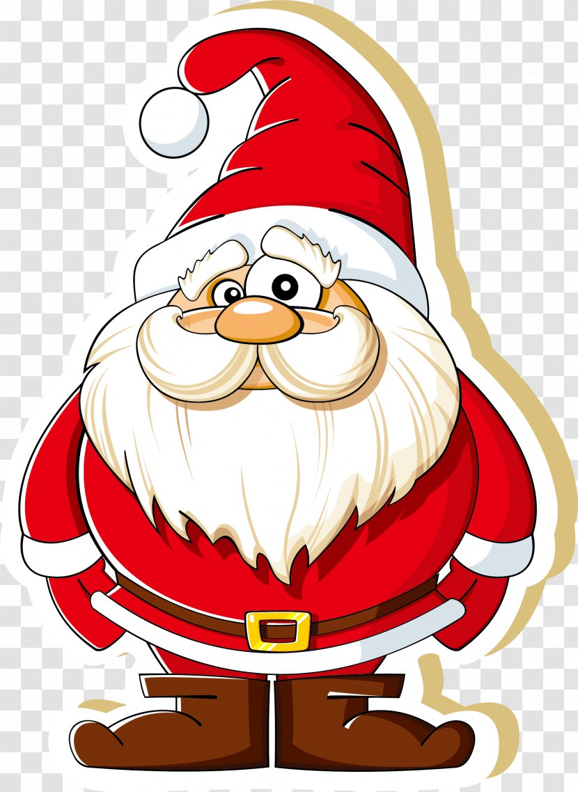 Ded Moroz Santa Claus Christmas Clip Art - Beak - Cartoon Transparent PNG