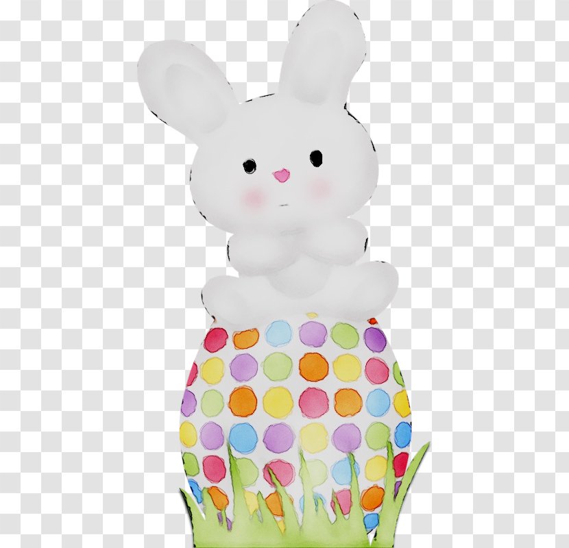 Easter Bunny Stuffed Animals & Cuddly Toys Figurine - Polka Dot - Rabbit Transparent PNG