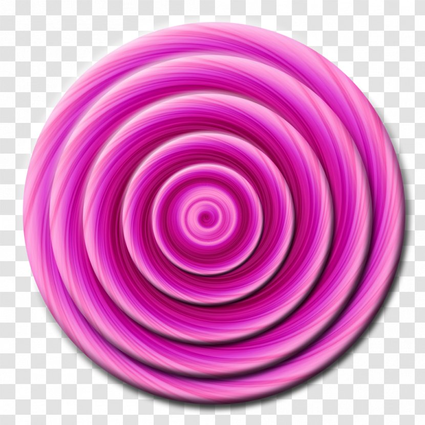 Circle Spiral Purple - Pink Lollipop Transparent PNG