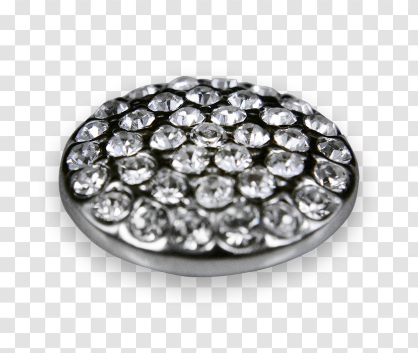 Silver Jewellery Diamond - Button Transparent PNG