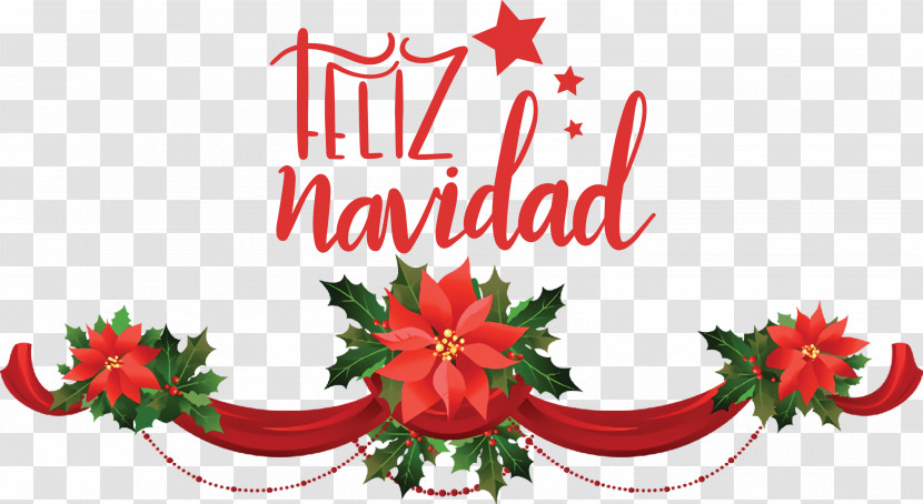 Feliz Navidad Merry Christmas Transparent PNG