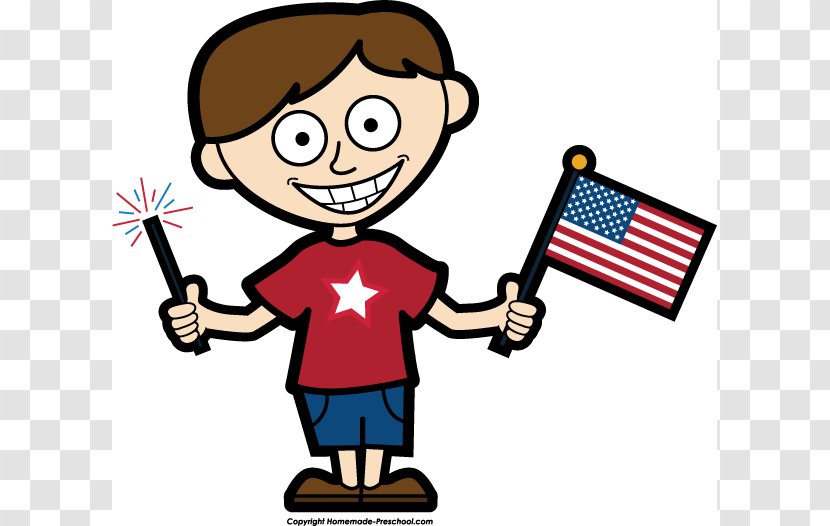 Flag Of The United States Captain America Clip Art - Boy - Cliparts Transparent PNG