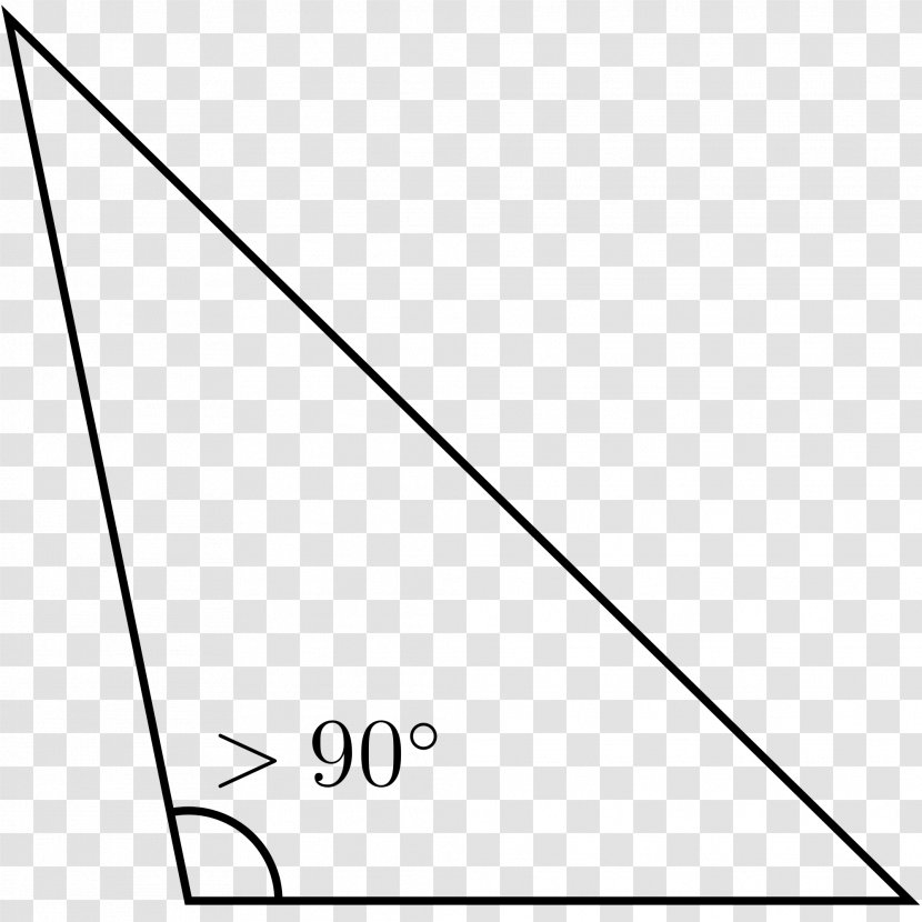 Acute And Obtuse Triangles Equilateral Triangle Geometry - Equiangular Polygon Transparent PNG