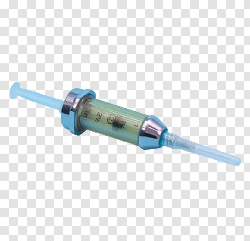 Lead Glass Syringe Vial - Barrel Transparent PNG