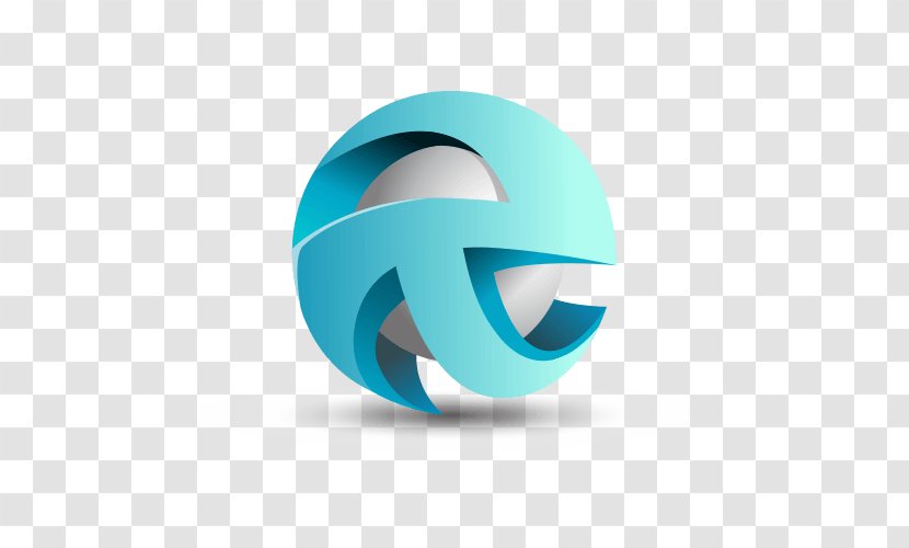 Logo Corporate Identity - Turquoise - 3D Font Design Transparent PNG