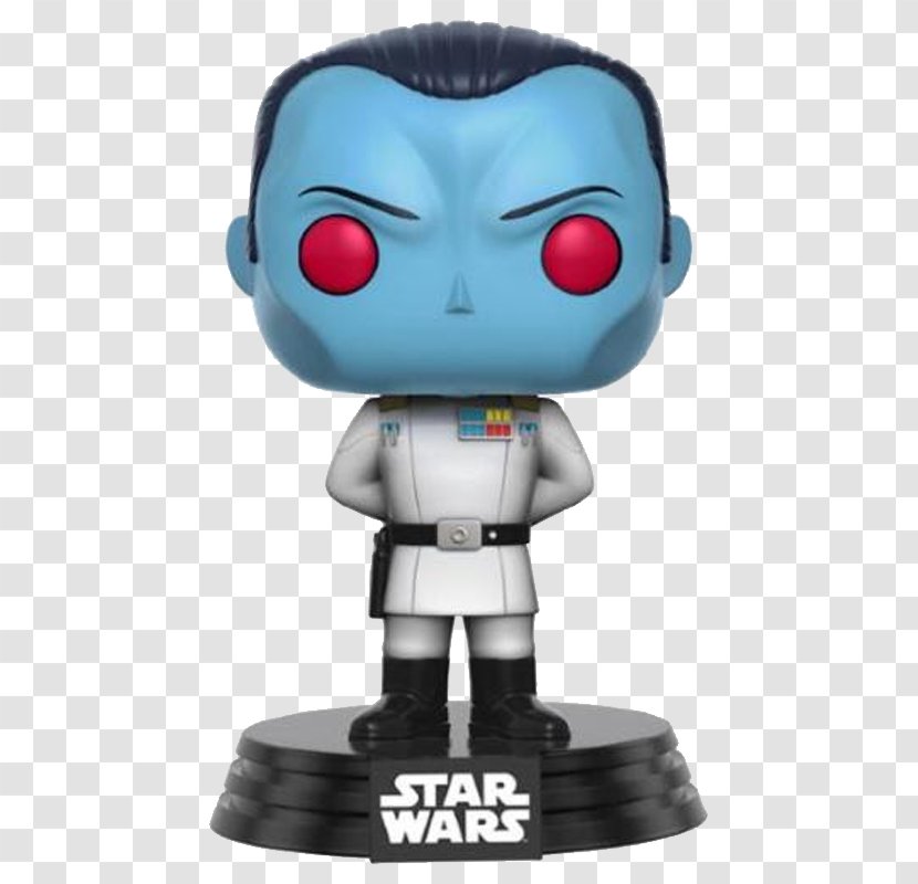 Grand Admiral Thrawn Funko Pop 2017 Galactic Convention Exclusive Star Wars Admira Celebration - Toy - My Vinyl Collection Transparent PNG