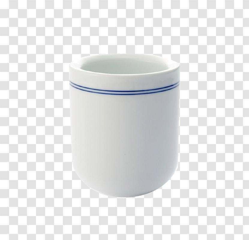 Ceramic Lid Cup - Plumbing Fixture - Porcelain Blue Edge Transparent PNG