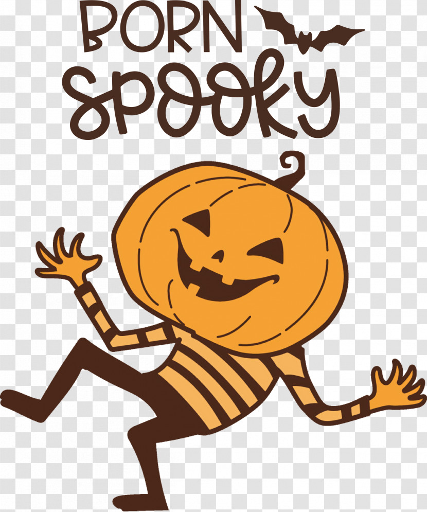 Spooky Pumpkin Halloween Transparent PNG