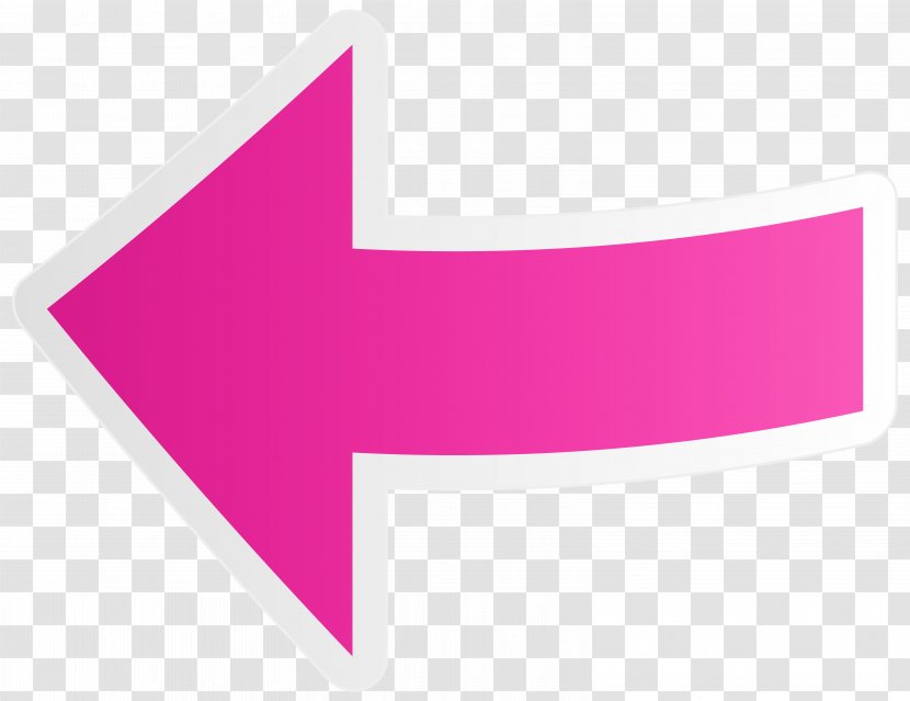 Line Triangle Brand - Purple - Pink Arrow Left Transparent Clip Art Image Transparent PNG