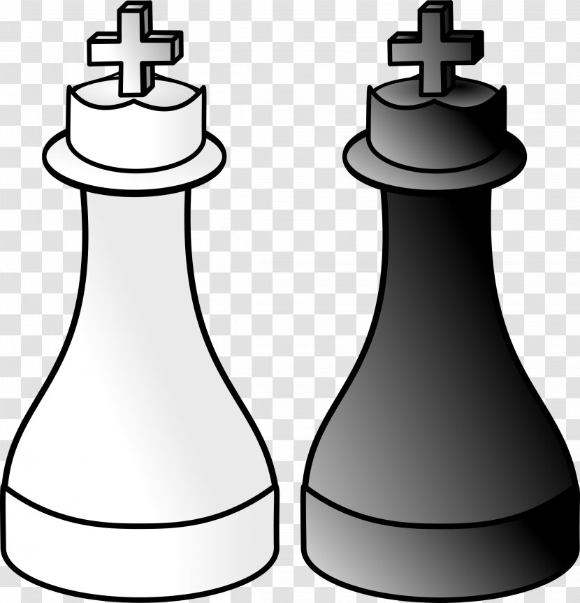 White And Black In Chess King Piece Queen Transparent PNG