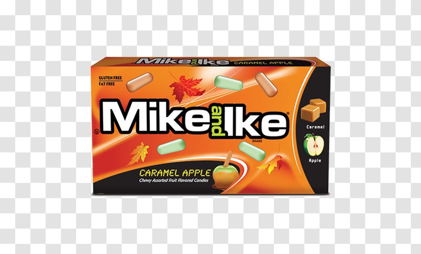 Mike And Ike Gummi Candy Juice Orange - Caramel Chewy Transparent PNG