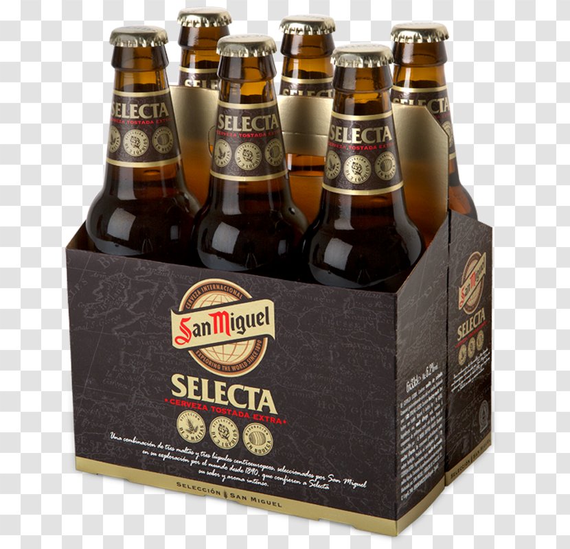 Ale Beer Bottle San Miguel Lager Transparent PNG