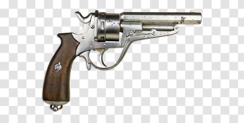 Revolver Firearm Weapon Trigger 12 Mm Caliber - Long Barrel Transparent PNG