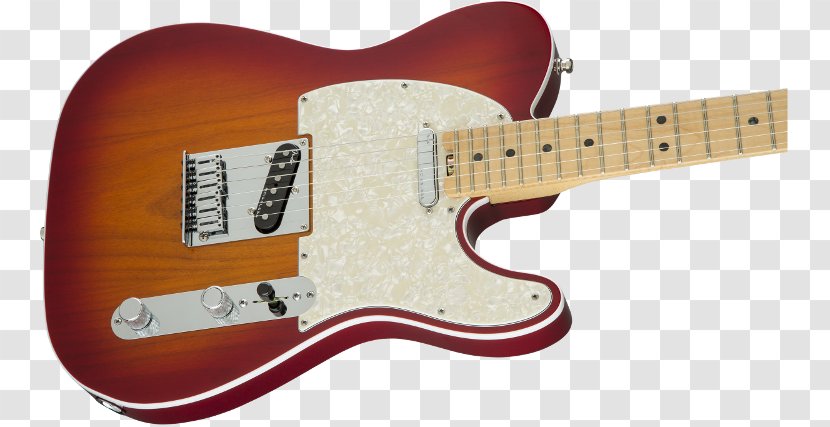 Fender American Elite Telecaster Electric Guitar Musical Instruments Corporation - Pickguard Transparent PNG