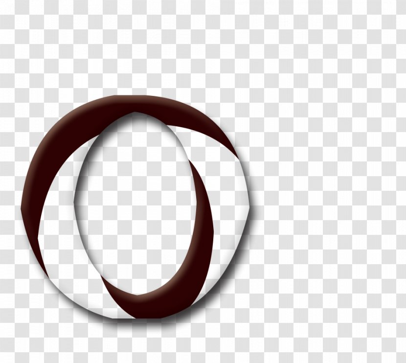 Circle Pattern - Maroon - Cream Cake Letter O Transparent PNG