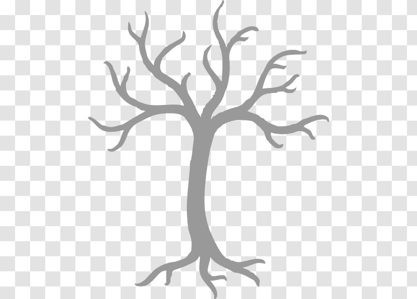 Tree Clip Art - Perennial Plant - Gray Transparent PNG