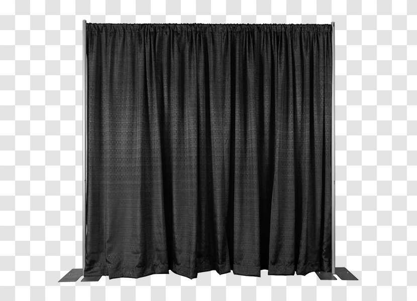 Pipe And Drape Curtain Drapery Window Treatment Velour - Linens - Stretch Tents Transparent PNG