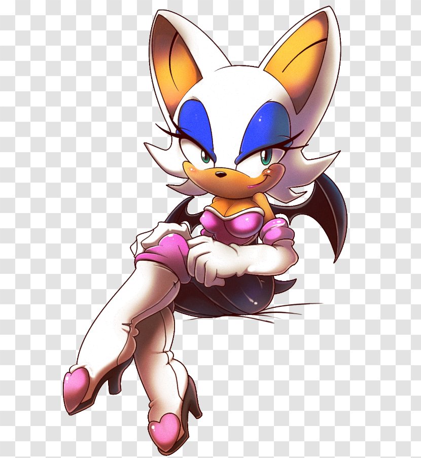 Rouge The Bat Amy Rose Shadow Hedgehog Sonic Heroes - Tree - Watercolor Transparent PNG