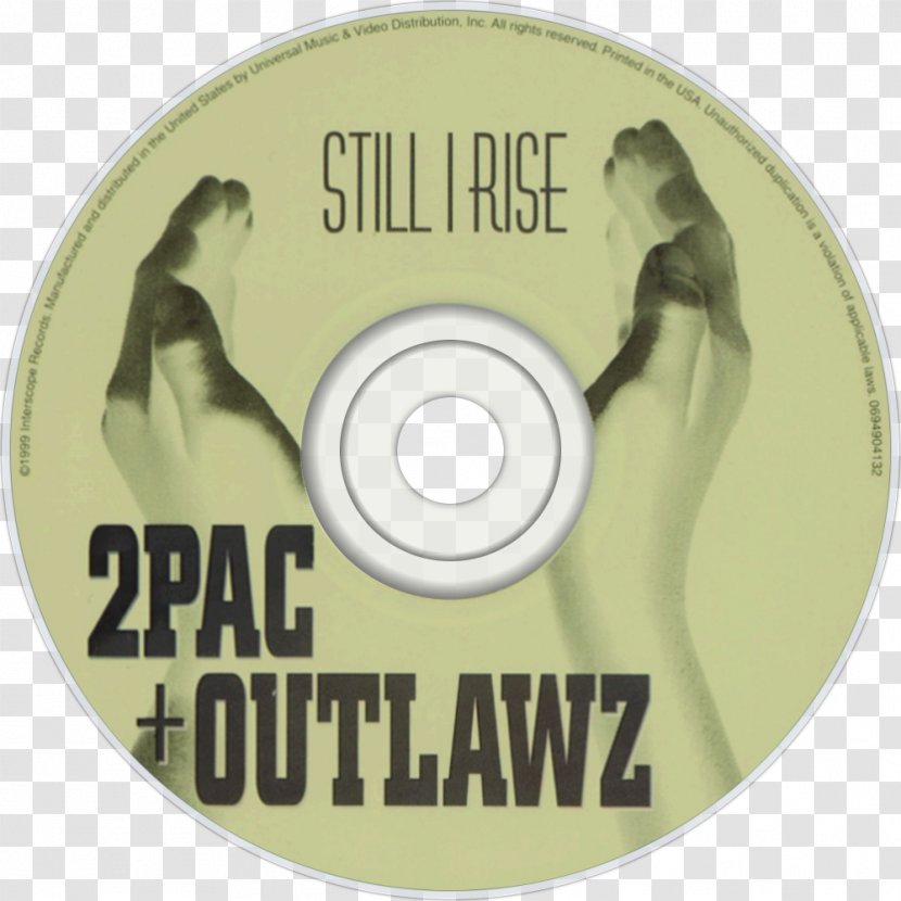 Compact Disc Still I Rise Outlawz All Eyez On Me Album - Silhouette - And Transparent PNG