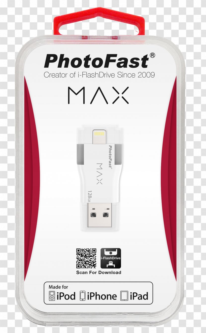 USB Flash Drives Computer Data Storage U3 PhotoFast I-FlashDrive HD 3.0 - Usb - Lightning Transparent PNG