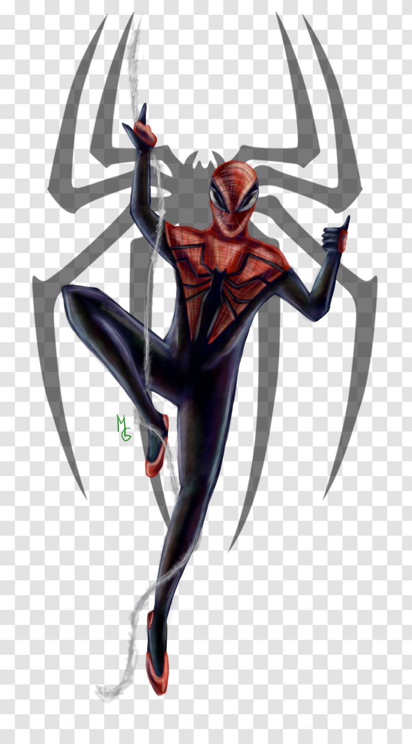 Demon Spider-Man Cartoon - Art Transparent PNG