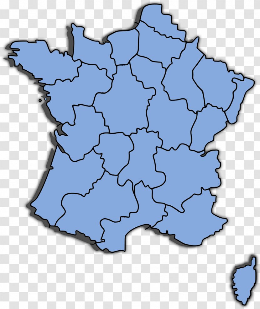 France Map Cartoon Clip Art - Tree Transparent PNG
