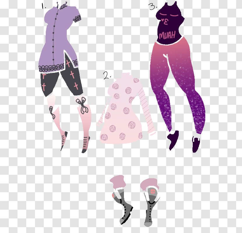Leggings Tights Pink M Font - Trousers - Pastel Goth Transparent PNG