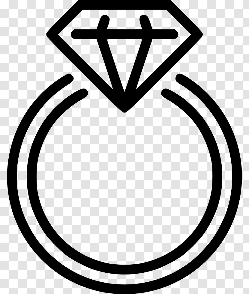 Ring - Jewellery - Line Art Transparent PNG