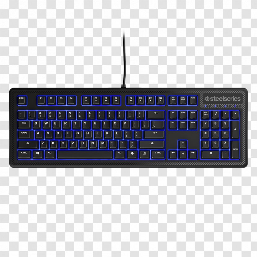 Computer Keyboard Gaming Keypad Electrical Switches Video Game - Lightemitting Diode Transparent PNG