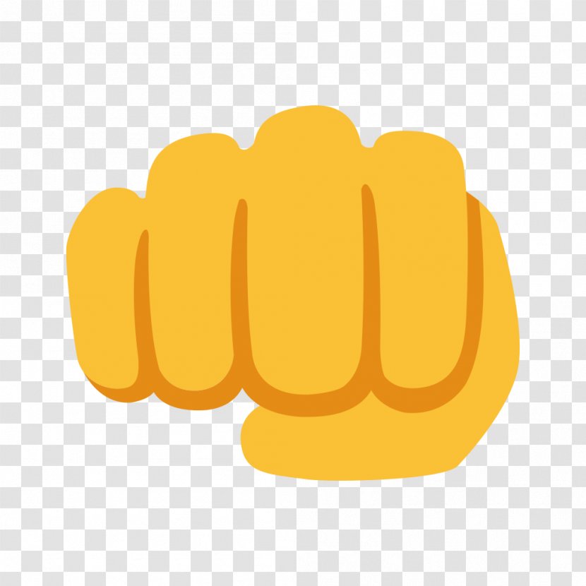 Emoji Raised Fist Punch Symbol - Emojipedia - Hand Transparent PNG