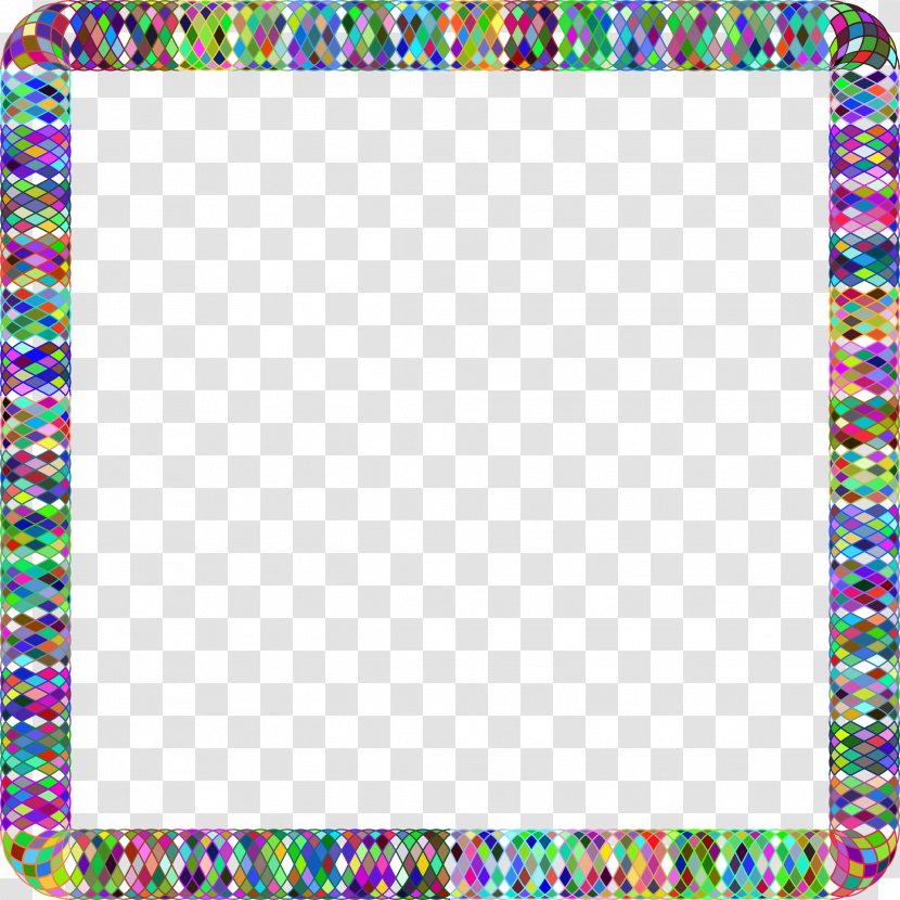 Drawing Line Art Clip - Colorful Frame Transparent PNG