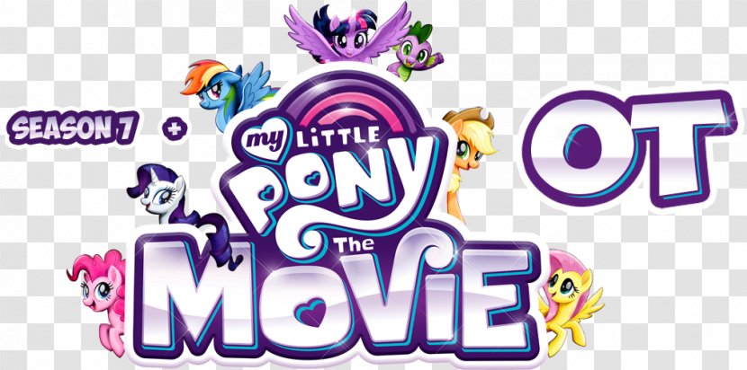 Pony Pinkie Pie Rarity Twilight Sparkle Spike - Purple - The Poster Title Transparent PNG