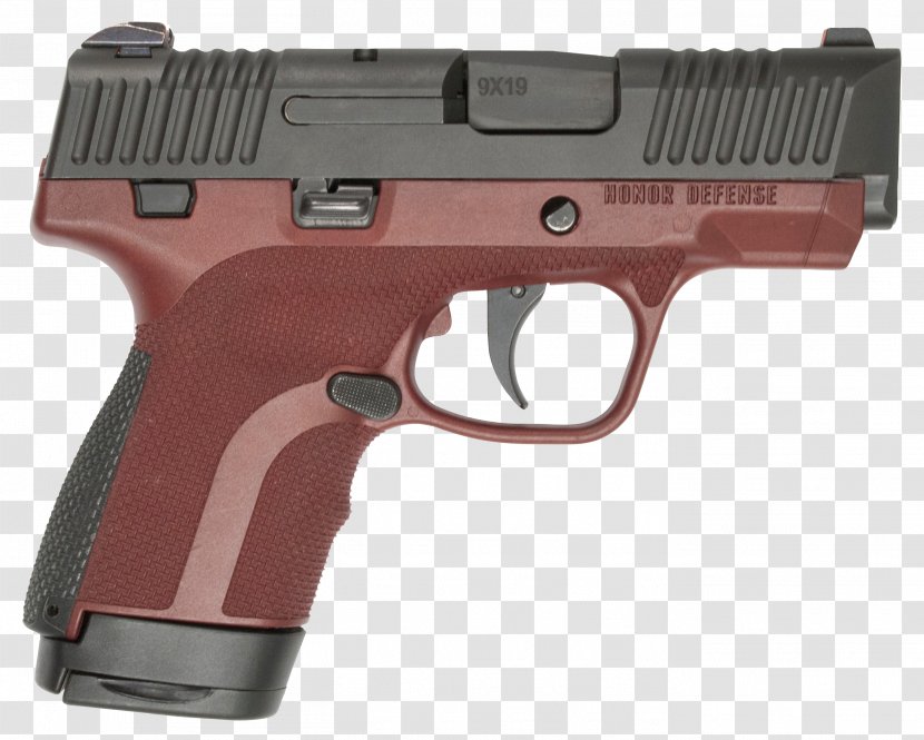 Subcompact Car 9×19mm Parabellum Semi-automatic Pistol Firearm - Semiautomatic - Handgun Transparent PNG