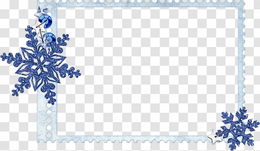 Picture Frame - Snowflake - Rectangle Transparent PNG