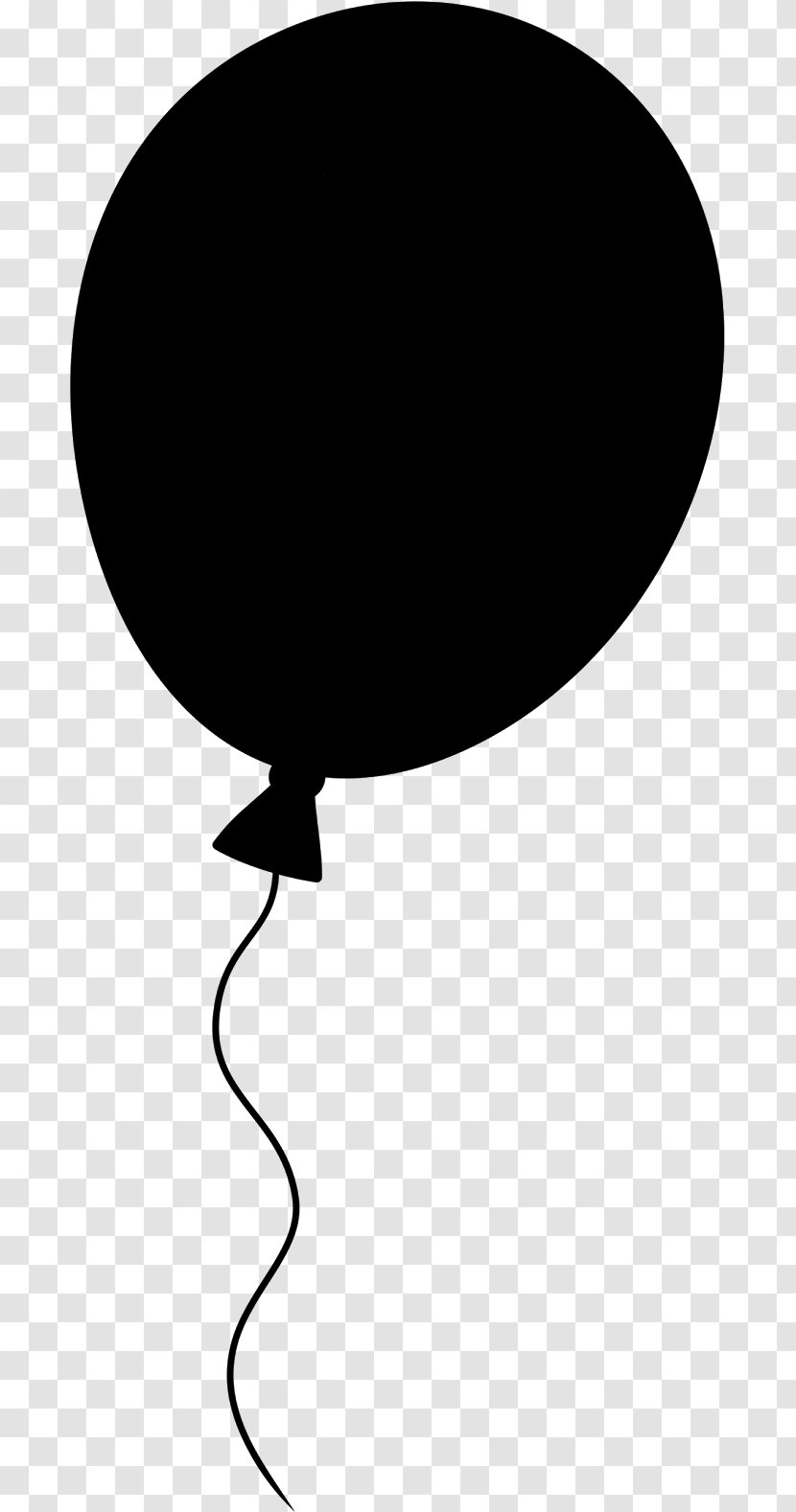 Balloon Silhouette Transparent PNG