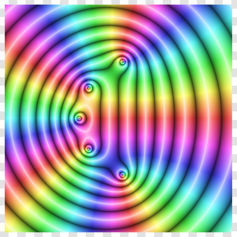 Fractal Art Mathematics Level Set Function Circle - Green - Symmetry Transparent PNG