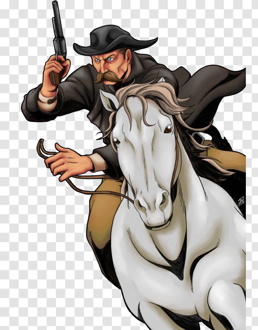 American Frontier Gunfighter Art Cowboy - Horse Like Mammal - Playing Card Transparent PNG