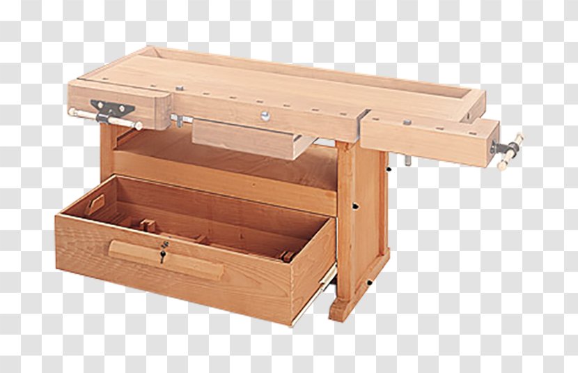 Plywood Drawer Workbench Organization Hofmann & Hammer Hobelbankfabrikation GmbH - Table - Glade Transparent PNG