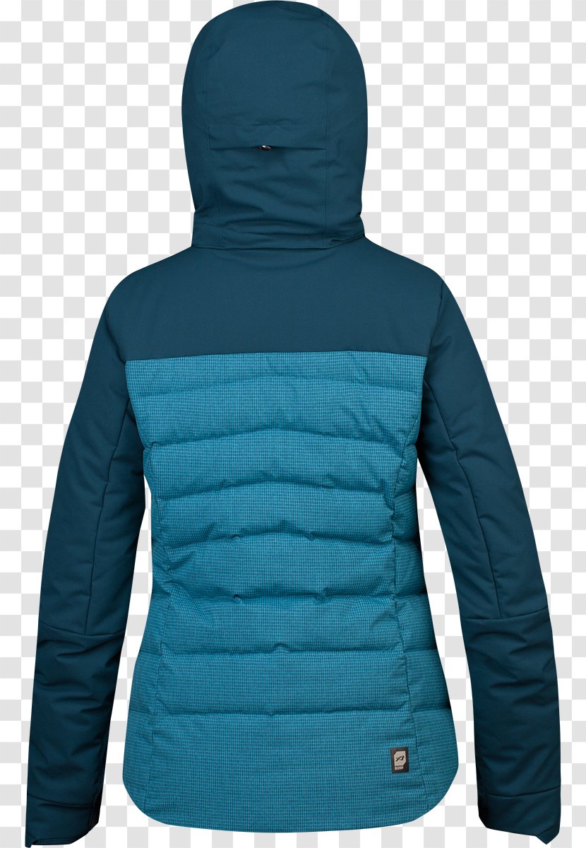 Hoodie Polar Fleece Neck Electric Blue - Pannel Transparent PNG