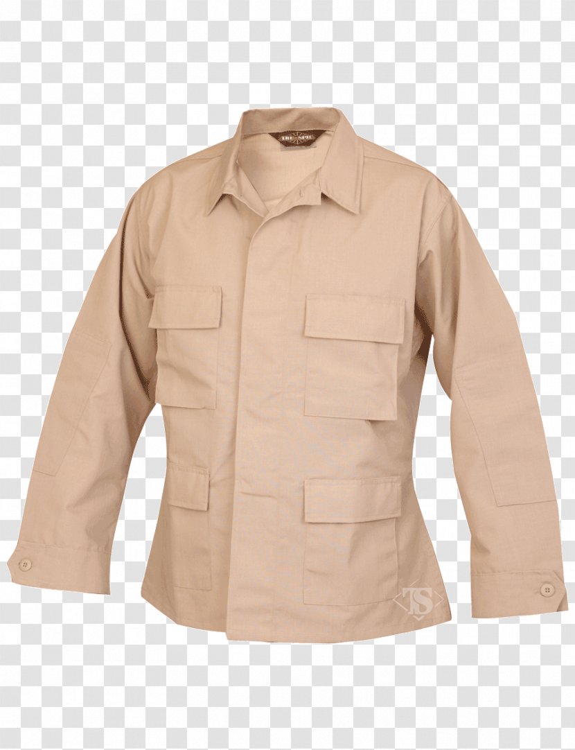 Jacket Battle Dress Uniform Coat Ripstop Army Combat - Cotton - COTTON Transparent PNG