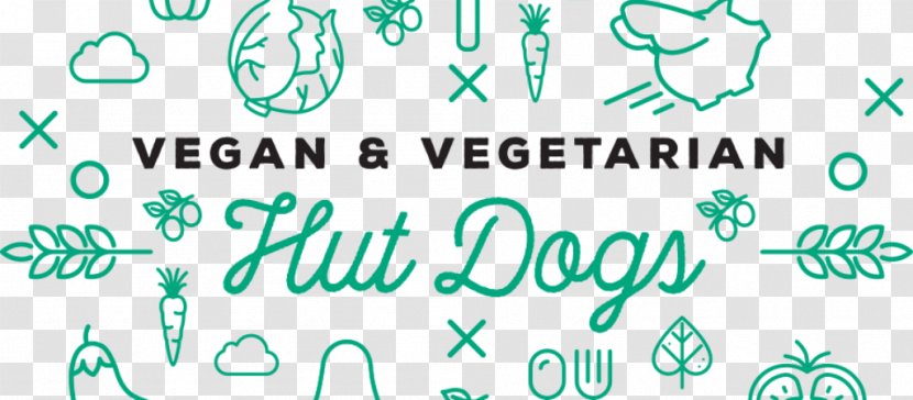 Vegetarian Hot Dog Veganism Vegetarianism Sausage - Text - Delicious Transparent PNG