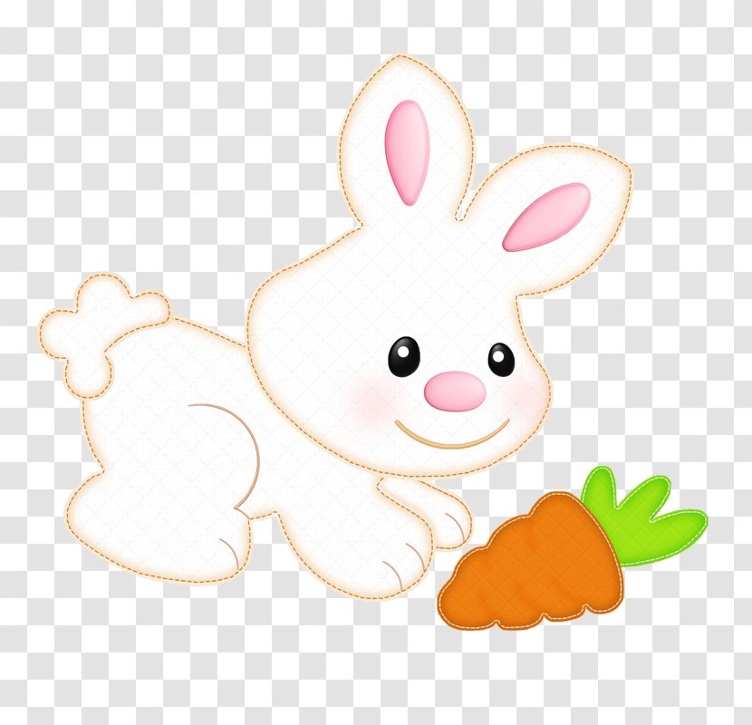 Domestic Rabbit Easter Bunny Hare Clip Art - Nice Radish Transparent PNG
