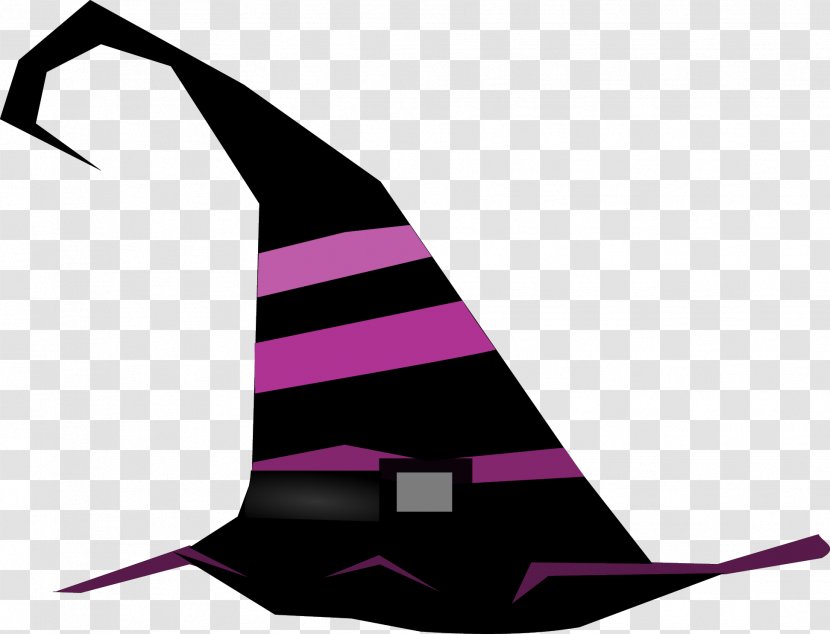 Witch Hat Witchcraft Pointed Clip Art - Purple - Party Transparent PNG