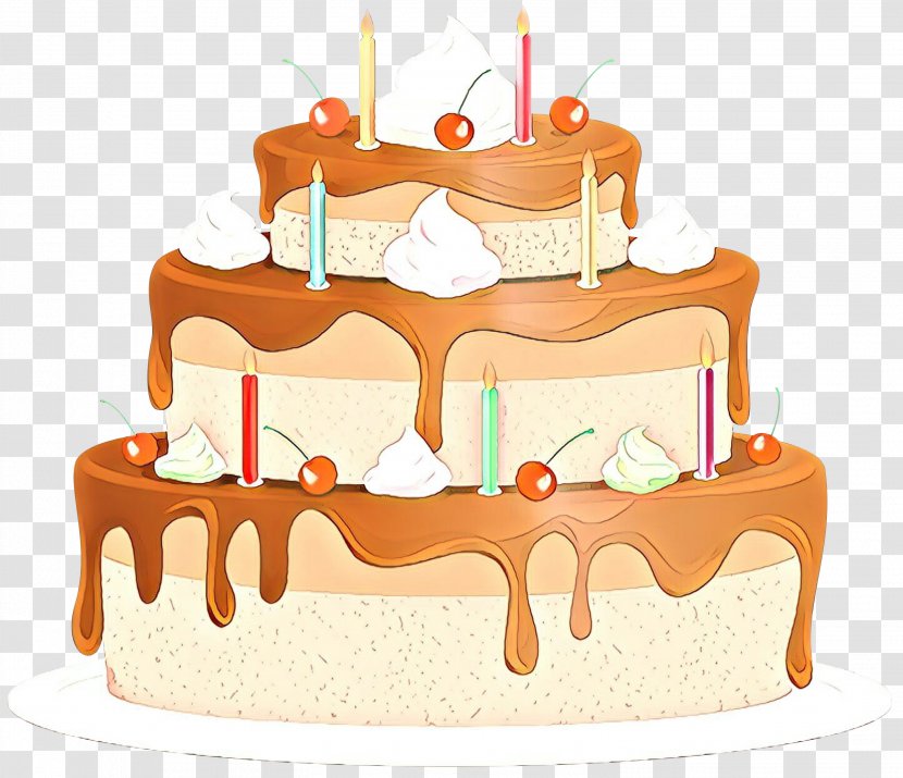 Birthday Cake - Decorating Supply - Orange Dessert Transparent PNG