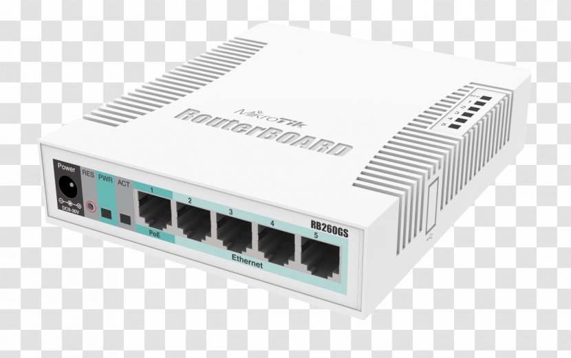 MikroTik RouterBOARD RB260GS Network Switch Gigabit Ethernet - Computer Component - Mikrotik Transparent PNG