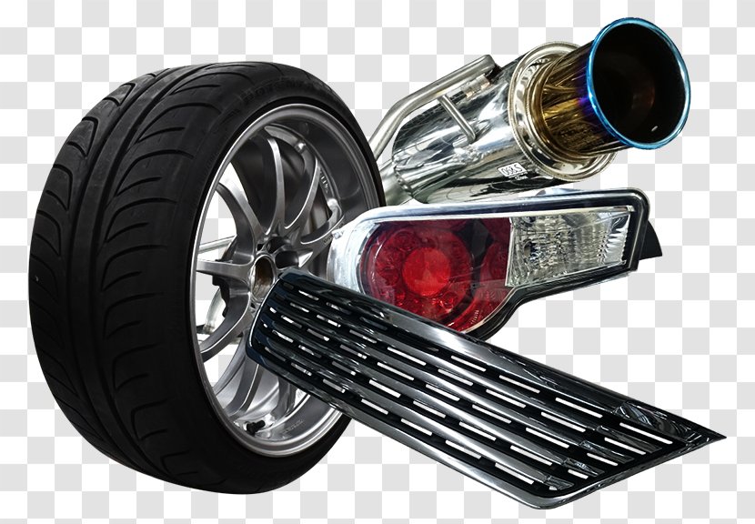 Tire Car Alloy Wheel Motorcycle Up Garage - Automotive Lighting Transparent PNG