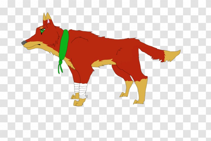 Canidae Dog Cartoon Character - Fiction - Red Sausage In Kind Transparent PNG